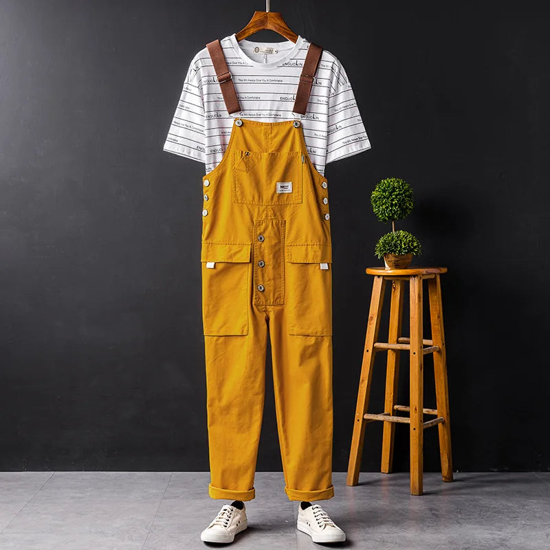 Matas – Latzhose Mit Fracht Taschen Und Geradem Bein