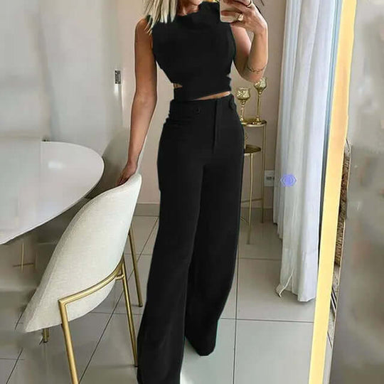 Alwinea - Kurzes Oberteil Und Lange Hose