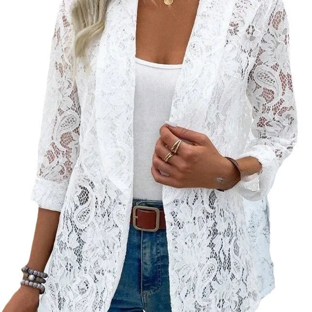 Naemi – Eleganter Spitze Blazer