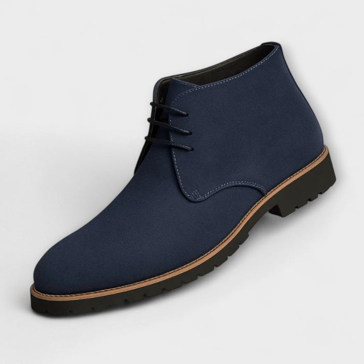 Rubin – Schnürstiefel Aus Wildleder