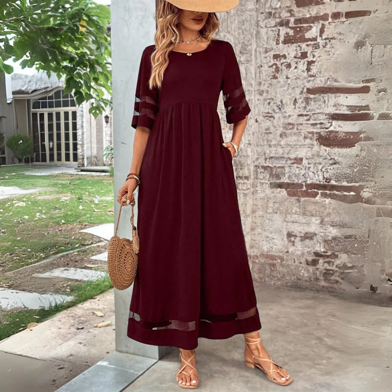Dayena – Elegantes Kleid Mit Bauchbedeckung