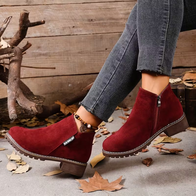Myrcella – Lässiger Orthopädischer Leder Stiefel