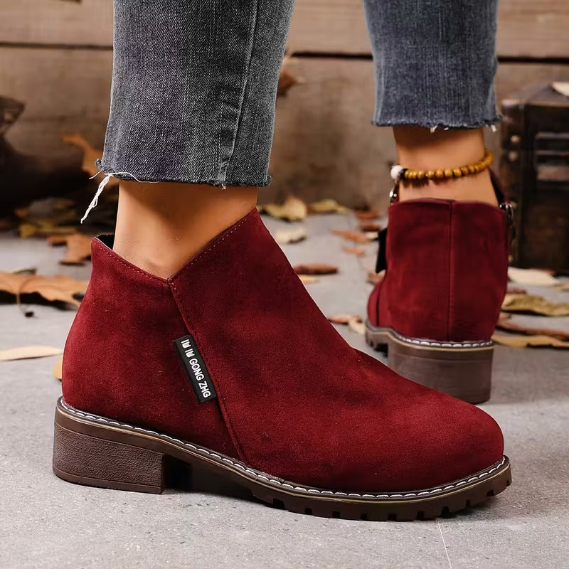 Myrcella – Lässiger Orthopädischer Leder Stiefel