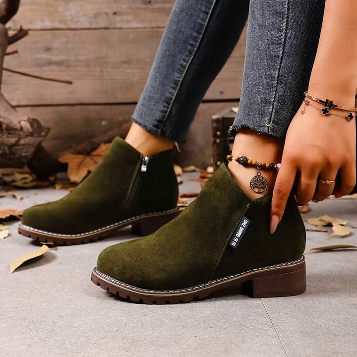Myrcella – Lässiger Orthopädischer Leder Stiefel