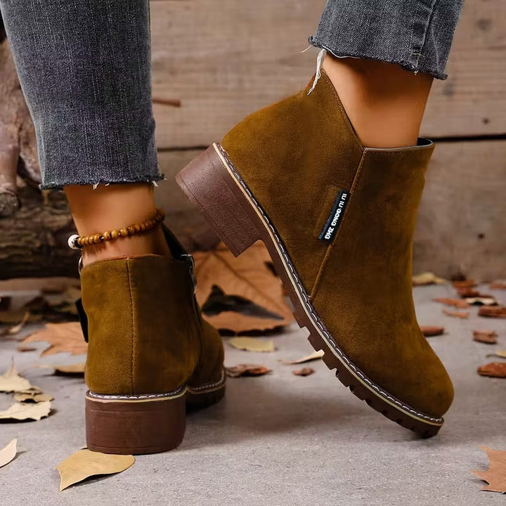 Myrcella – Lässiger Orthopädischer Leder Stiefel