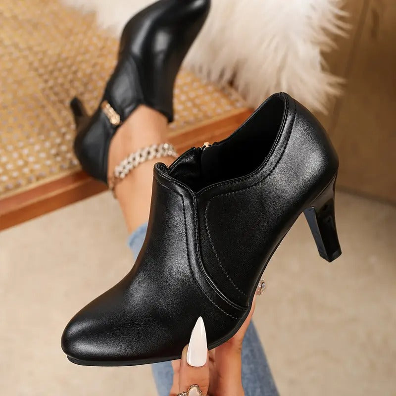 Darcie - Orthopädische Lederstiefel Mit Seitlichem Reißverschluss