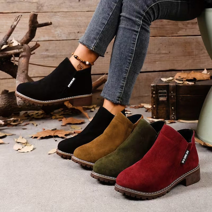 Myrcella – Lässiger Orthopädischer Leder Stiefel