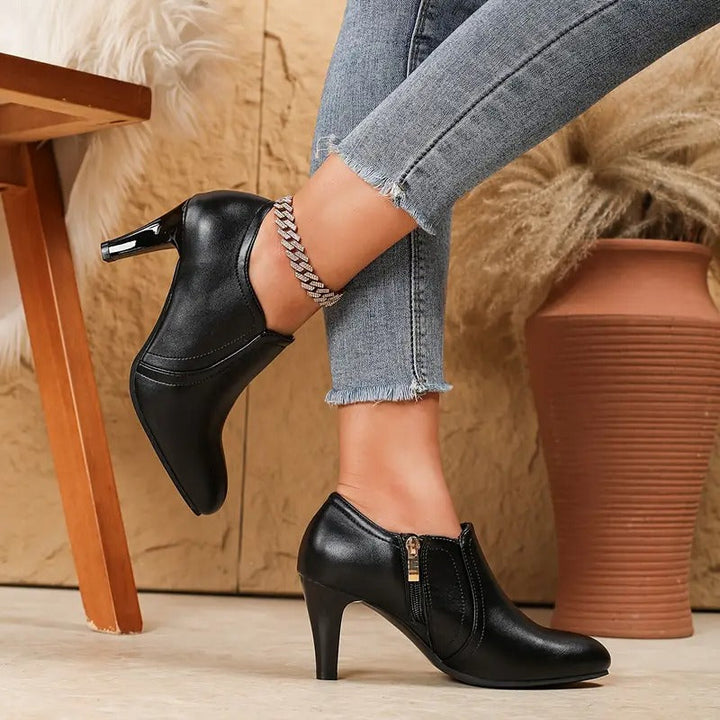 Darcie - Orthopädische Lederstiefel Mit Seitlichem Reißverschluss