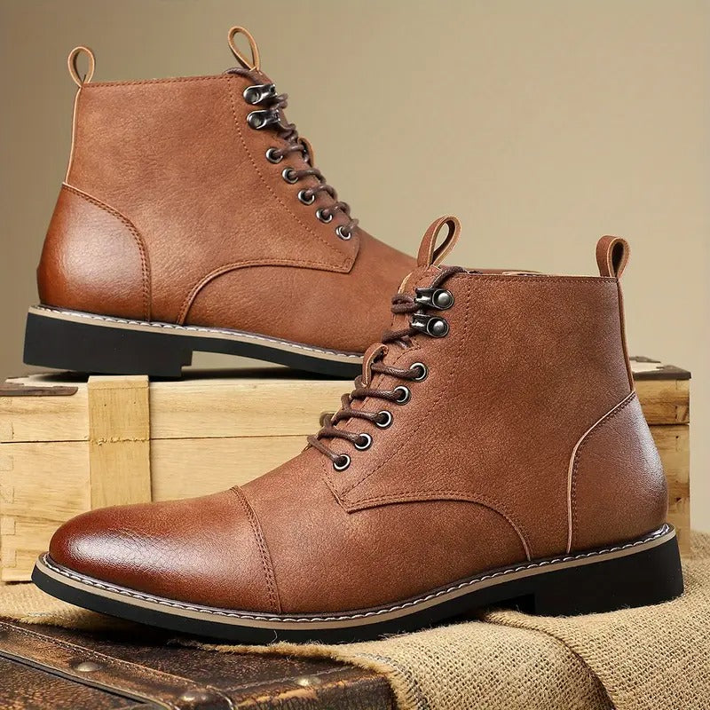 Sjaak – Orthopädische Stiefel Aus Leder