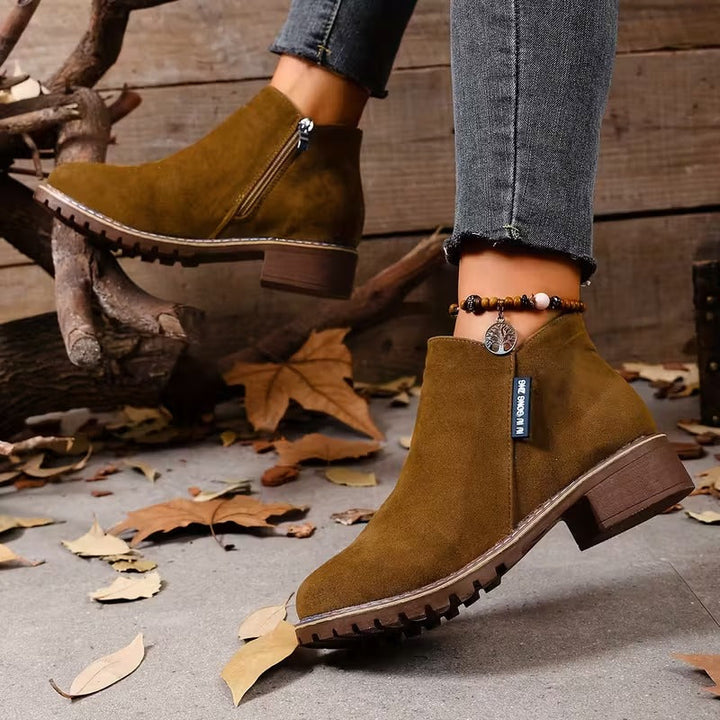 Myrcella – Lässiger Orthopädischer Leder Stiefel