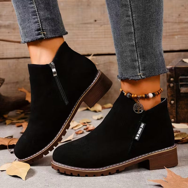 Myrcella – Lässiger Orthopädischer Leder Stiefel