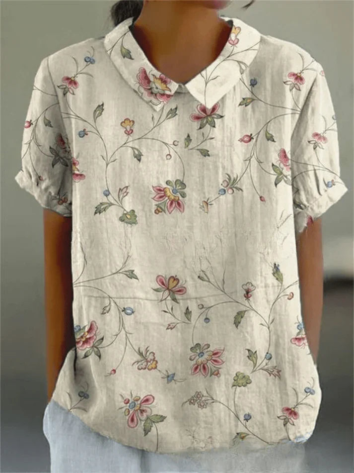 Inga - Bluse Mit Blumendruck