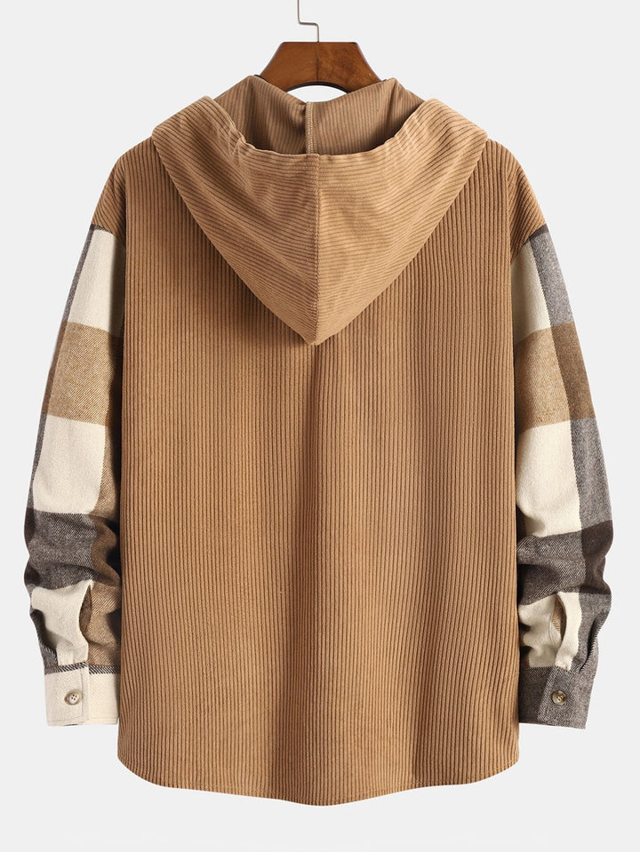 Balthazar – Set Aus Kapuzenpullover Und Hose Aus Cord Patchwork