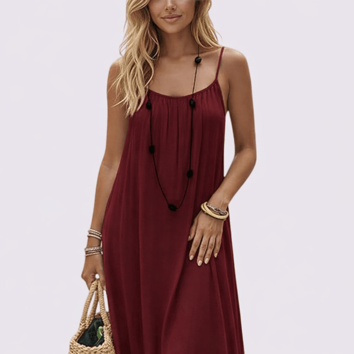 Diandra – Elegantes Rückenfreies Maxikleid