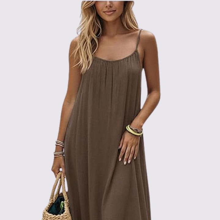 Diandra – Elegantes Rückenfreies Maxikleid