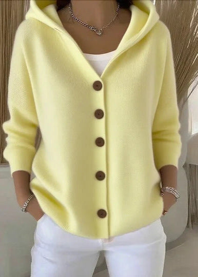 Kaley - Eleganter Strickjacke Mit Langen Ärmeln