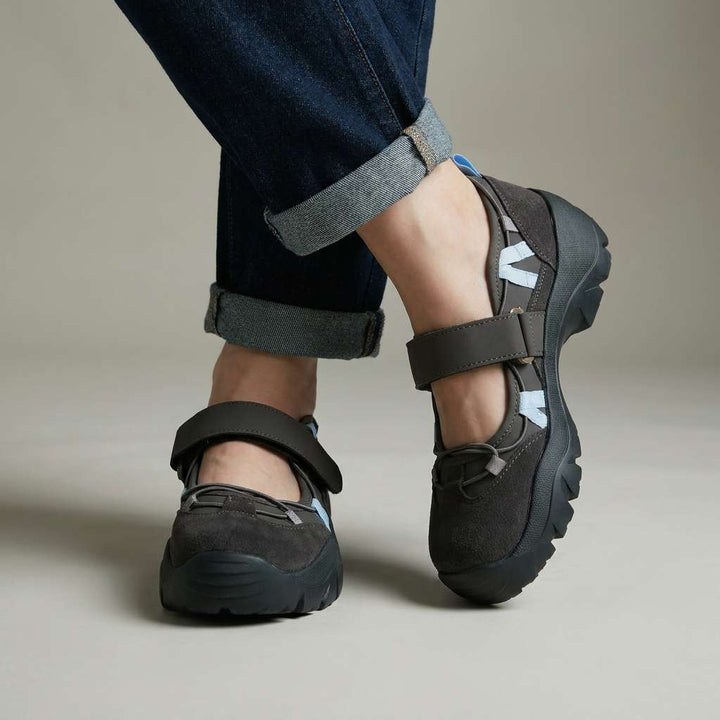 Wylma – Sneaker Mit Breiter Sohle Und Klettverschluss