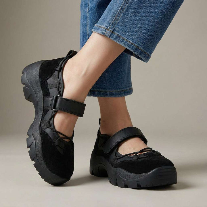 Wylma – Sneaker Mit Breiter Sohle Und Klettverschluss