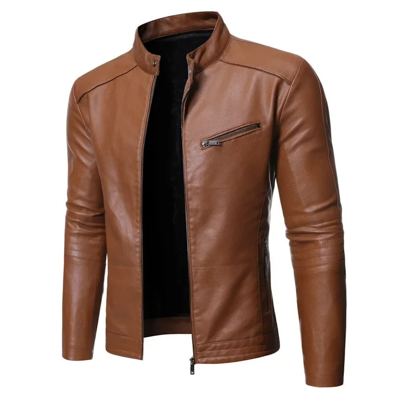 Karol - Elegante Leder Jacke