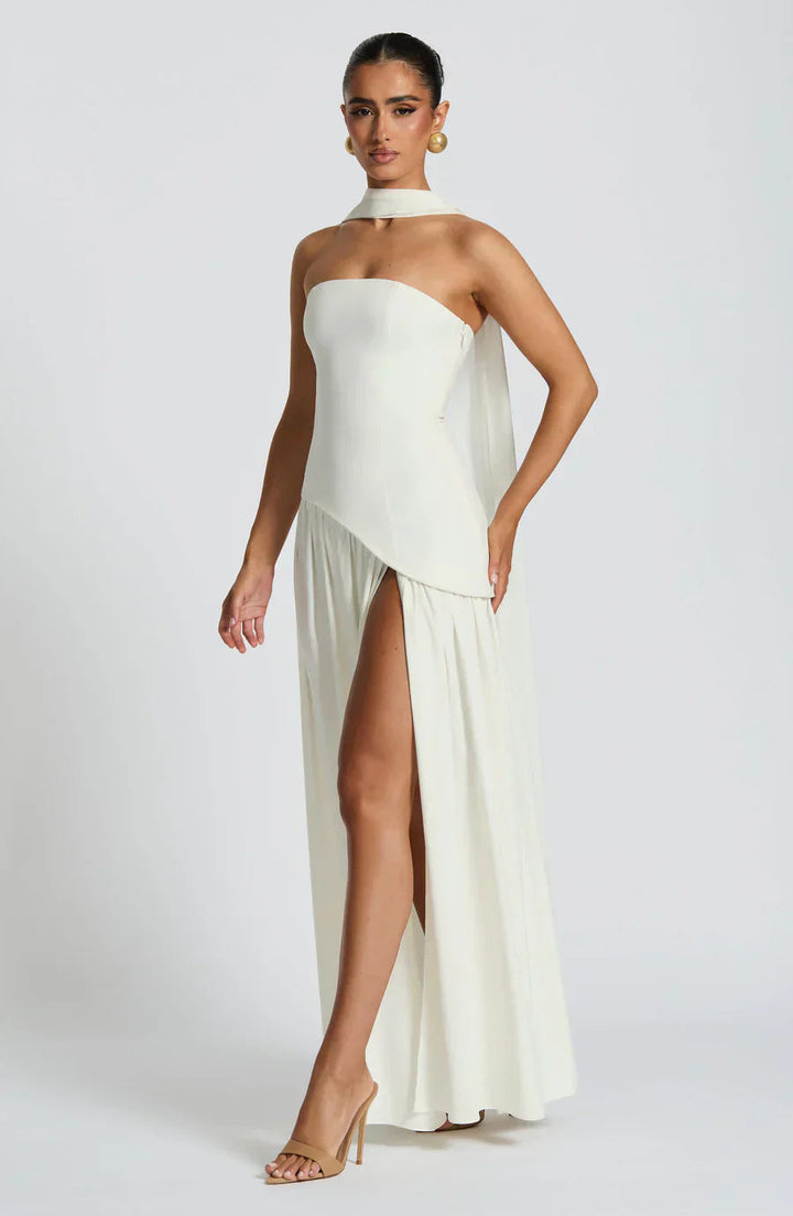 Zalfaa - Elegantes Ärmelloses Langes Kleid