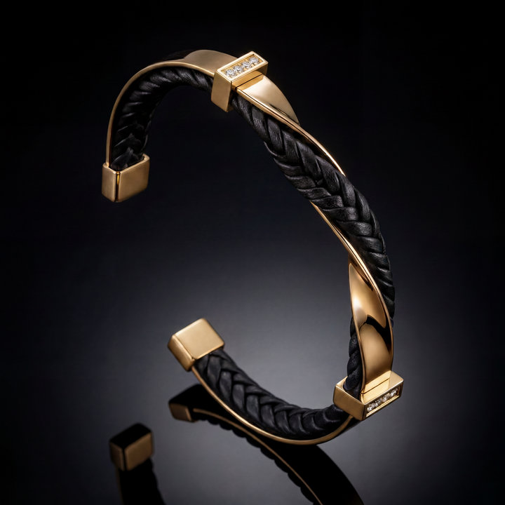 Kayel – Geflochtenes Leder Armband