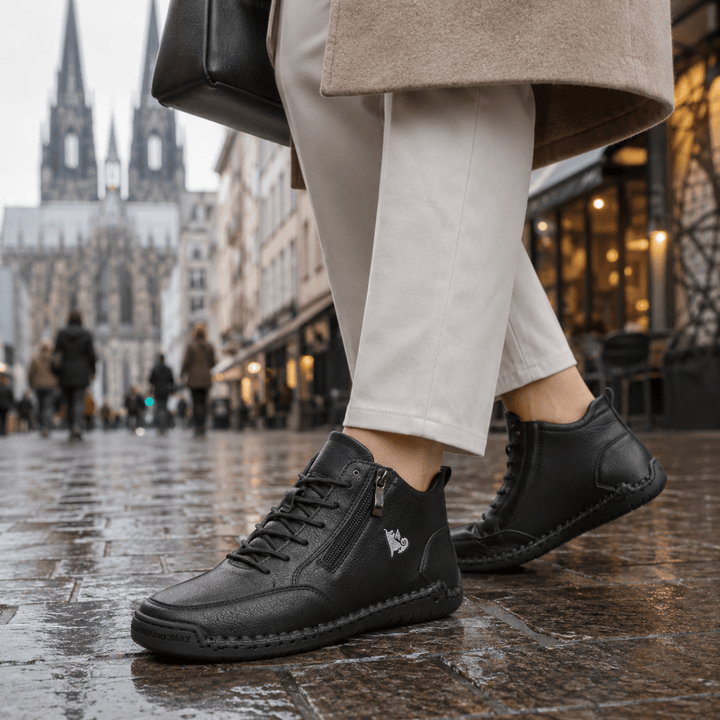 Kanning – Schnür Turnschuh Mit Seitlichem Reißverschluss