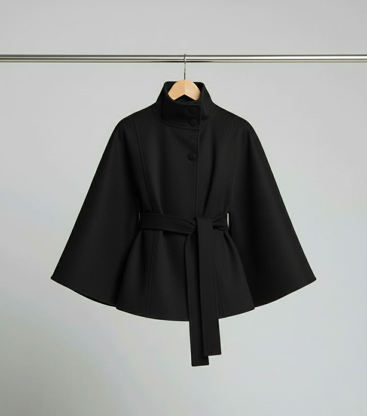 Stolsmo – Jacke Mit Hohem Kragen Und Gürtel