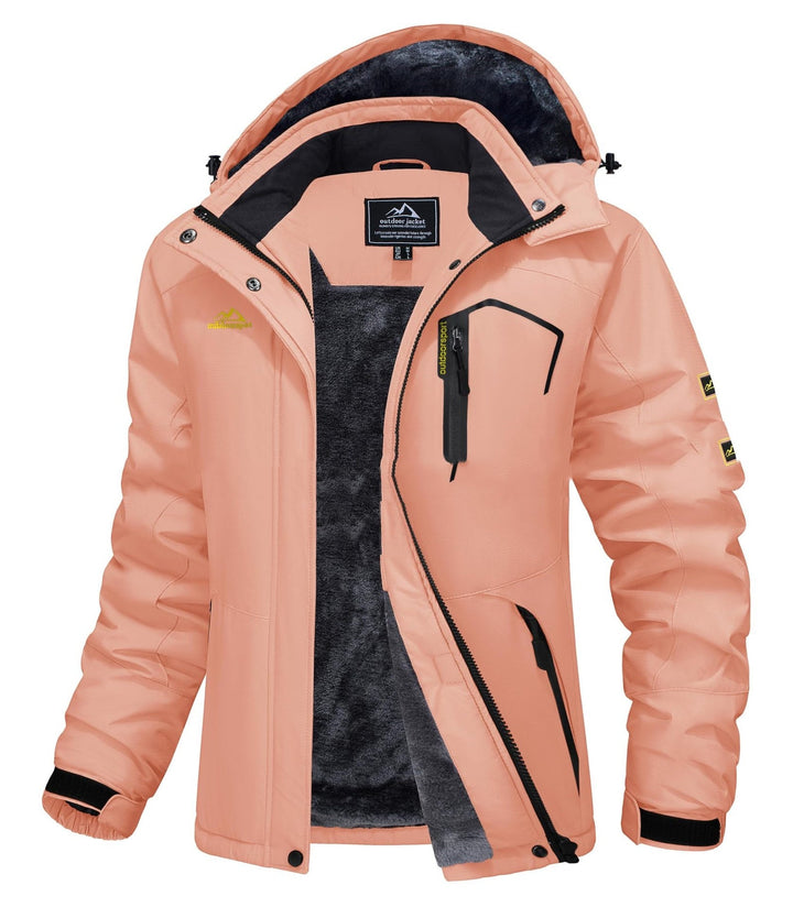 Jerieka – Winterjacke Mit Kapuze Und Fleecefutter