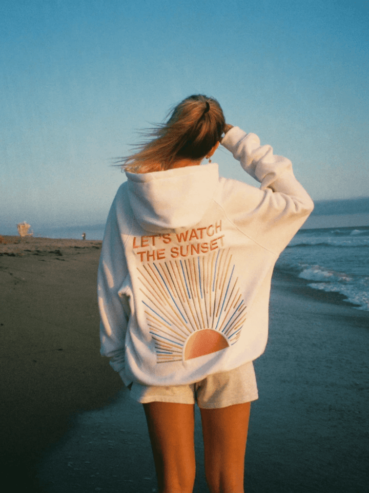 Norvile - Trendiger Sonnenuntergang Kapuzenpullover