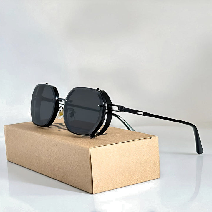 NovaShade – Sonnenbrille mit Quadratischen Gläsern im Farbverlauf