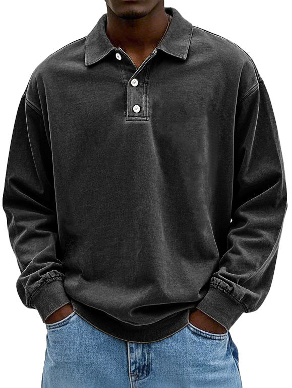 Leonel – Langarm Poloshirt