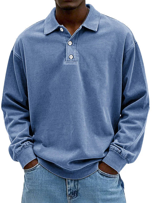 Leonel – Langarm Poloshirt