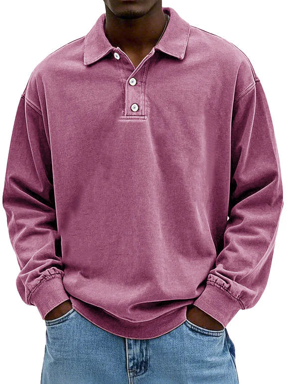 Leonel – Langarm Poloshirt