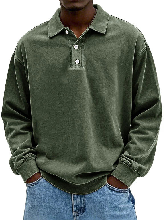 Leonel – Langarm Poloshirt