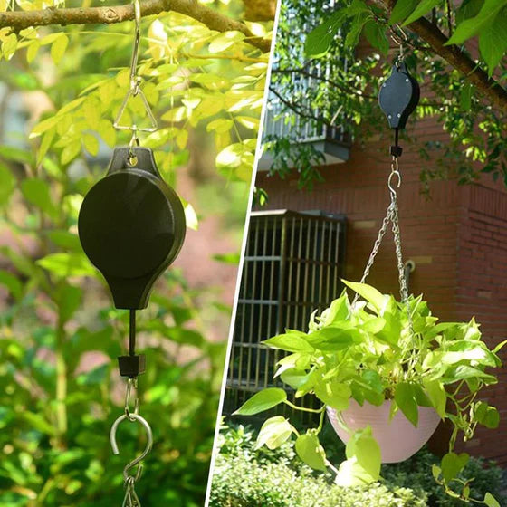 LiftBloom – Verstellbare Hängekorb Rolle Für Blumen