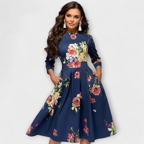 Jeri - Elegantes Knielanges Kleid
