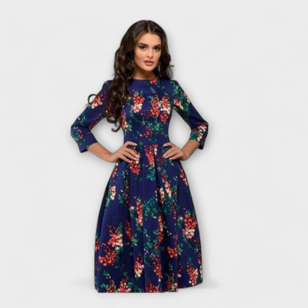 Jeri - Elegantes Knielanges Kleid