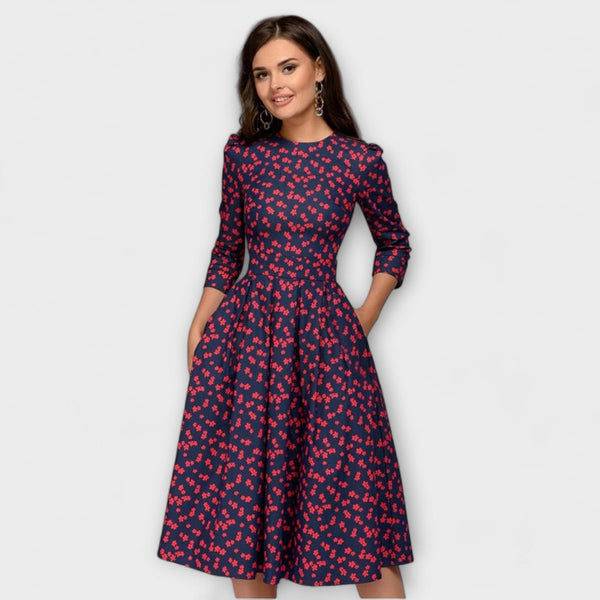 Jeri - Elegantes Knielanges Kleid