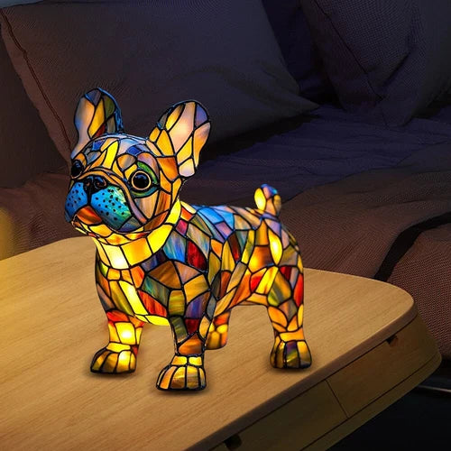 GlowHound – Hundelampe Aus Buntglas
