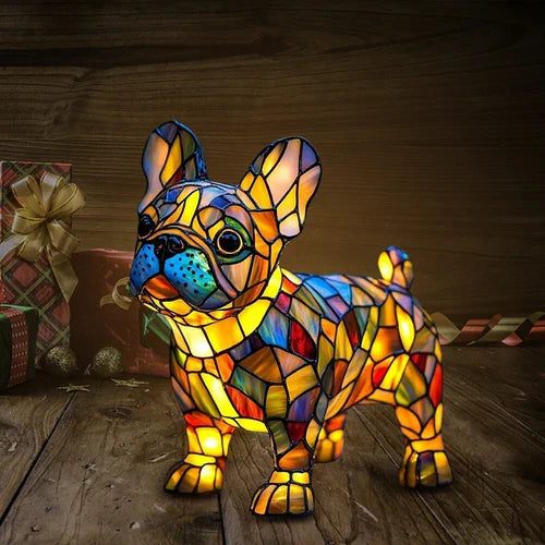 GlowHound – Hundelampe Aus Buntglas