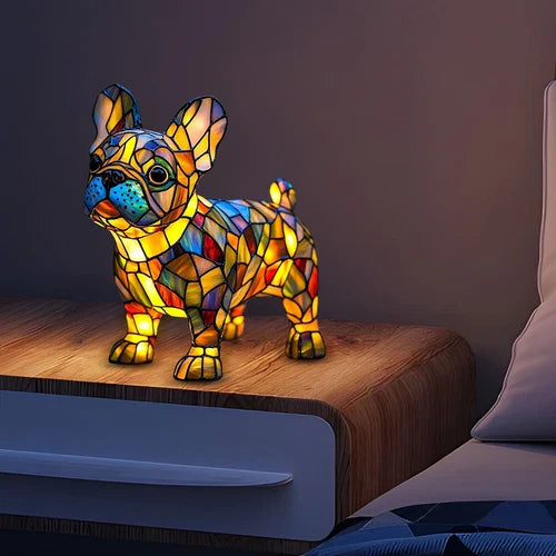 GlowHound – Hundelampe Aus Buntglas