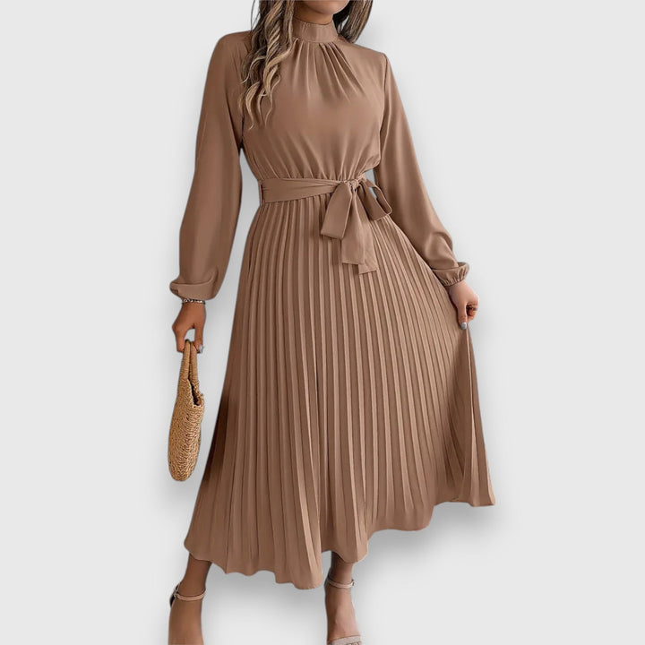 Lisa - Langärmelig Midikleid