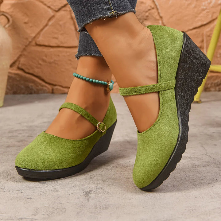 Bethy – Mary Jane Schuhe Mit Schnallenriemen