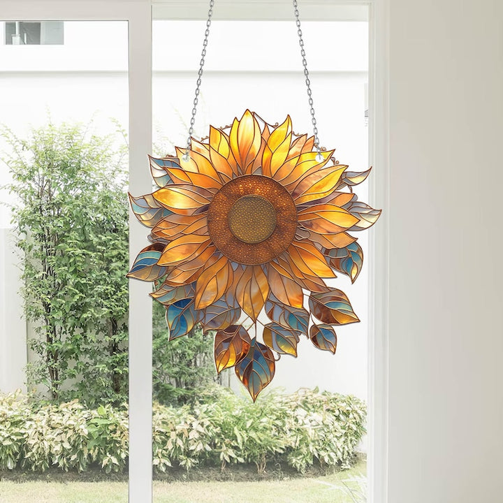 Sonnenblumen-Acrylfenster