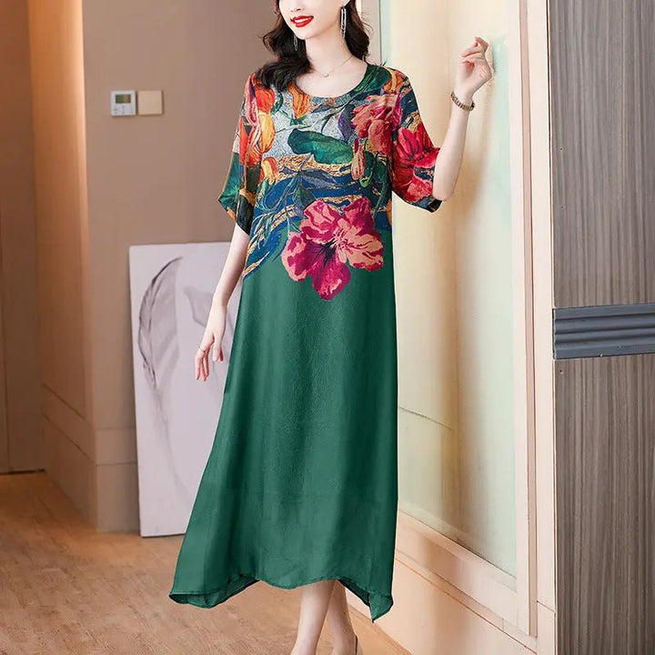 Debby - Elegantes Kleid mit Blumendruck