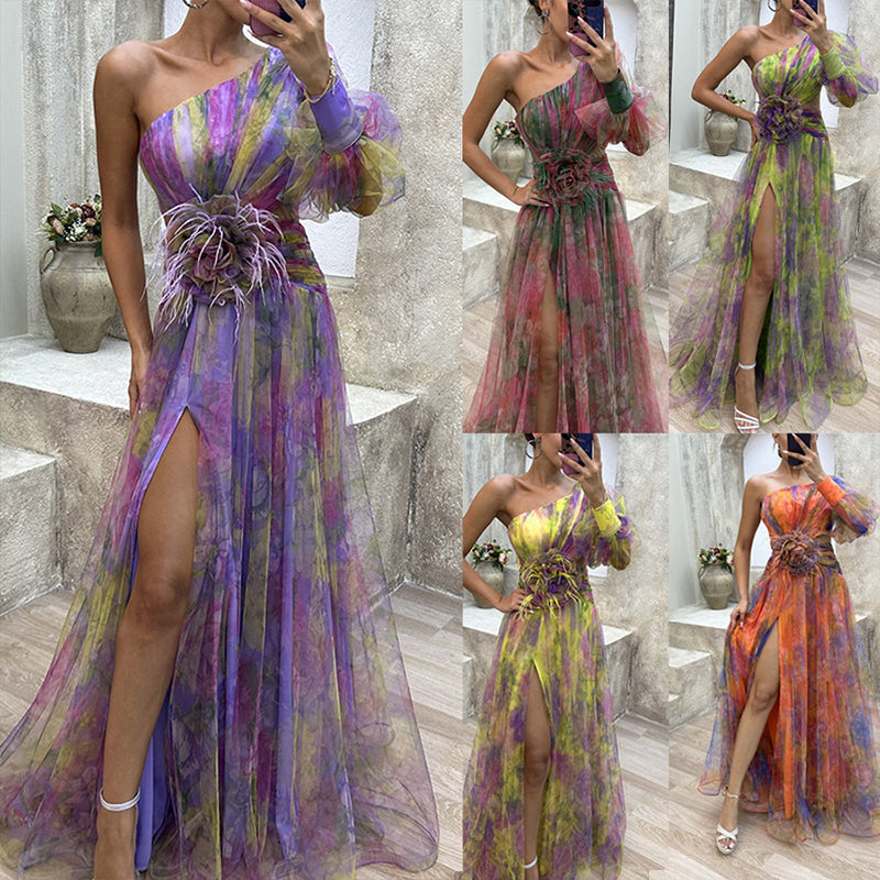Cobie - Unregelmäßiges Tüll Kleid