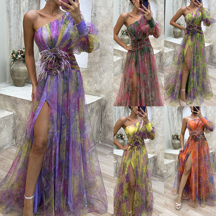 Cobie - Unregelmäßiges Tüll Kleid