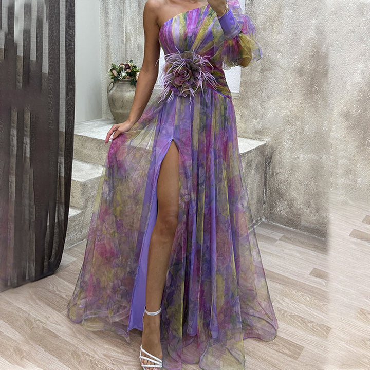 Cobie - Unregelmäßiges Tüll Kleid
