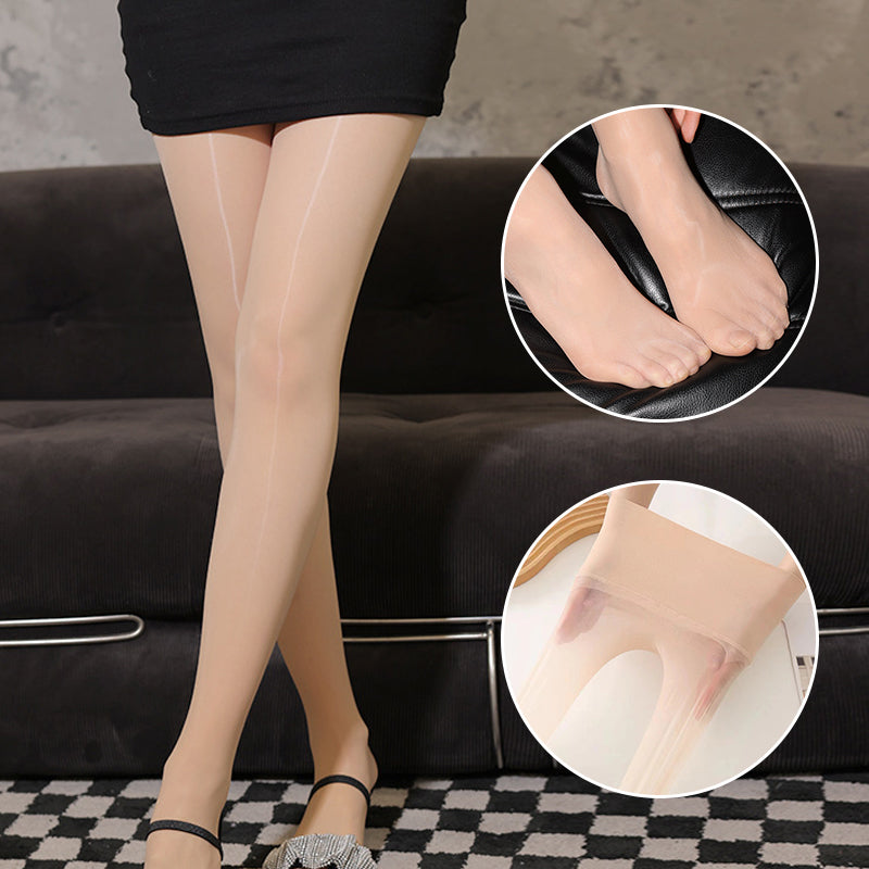 Cecily - Transparente Strumpfhose Mit Hoher Taille