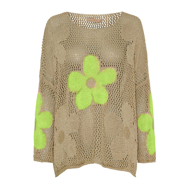 Lynja - Sommer Pullover Mit Hohlsaum